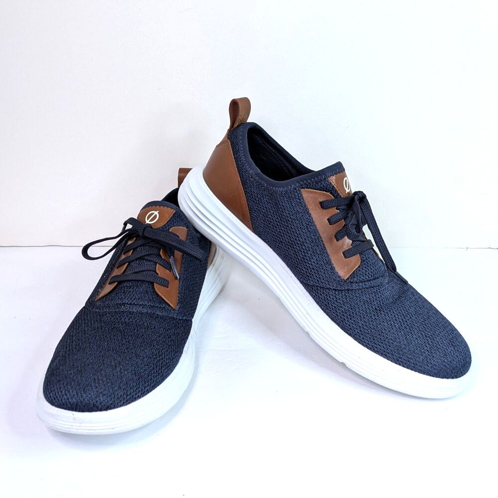 Cole Haan Grandsport Journey Mens 10.5M Sneakers Shoes Navy Blue Woodbury Knit